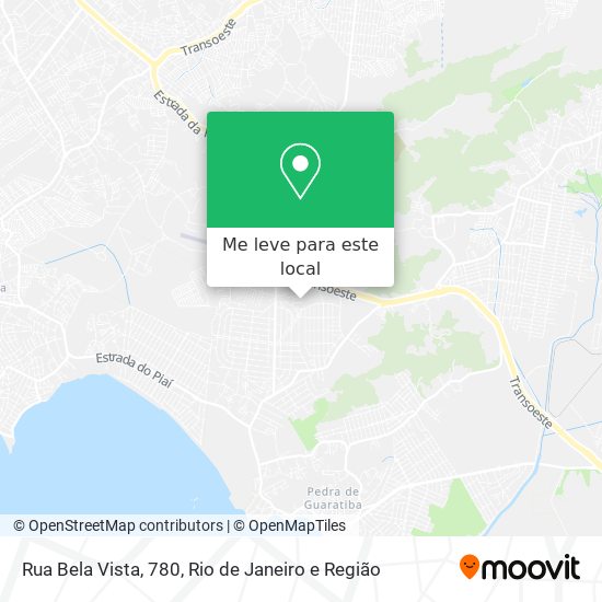 Rua Bela Vista, 780 mapa