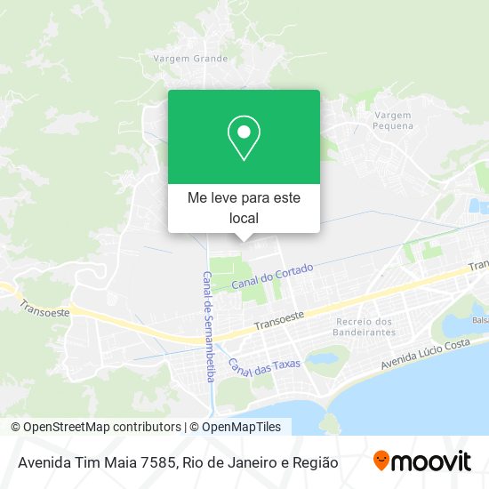 Avenida Tim Maia 7585 mapa