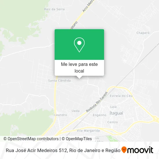 Rua José Acir Medeiros 512 mapa