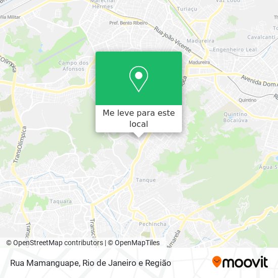 Rua Mamanguape mapa