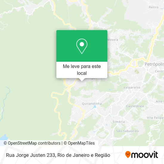 Rua Jorge Justen 233 mapa