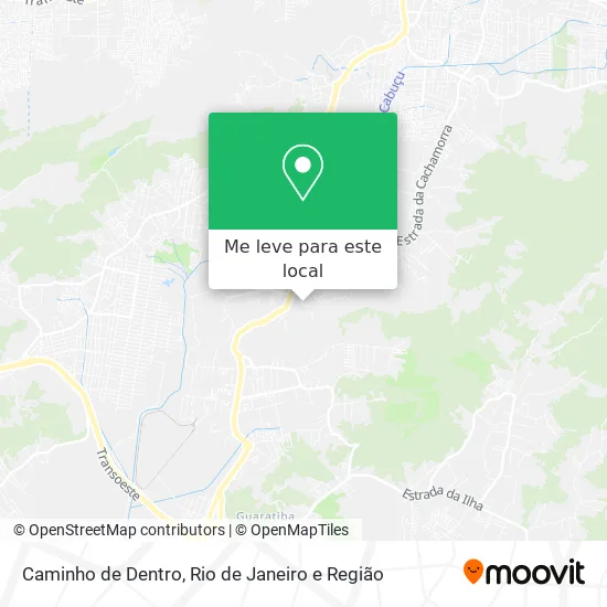 Caminho de Dentro mapa