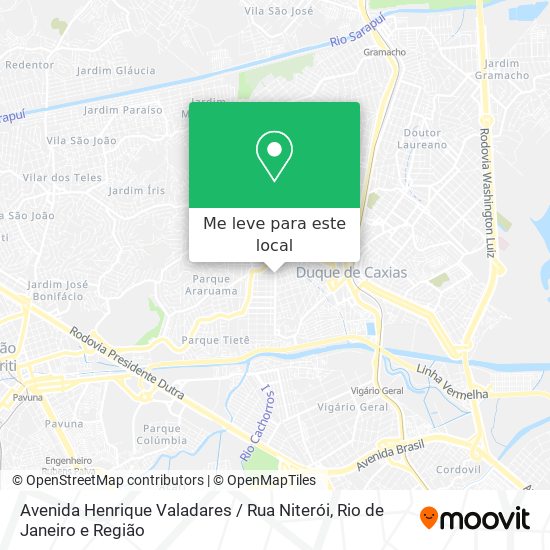Avenida Henrique Valadares / Rua Niterói mapa