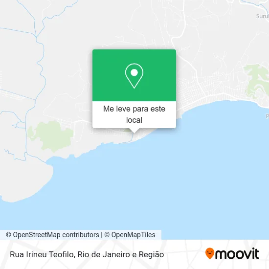 Rua Irineu Teofilo mapa