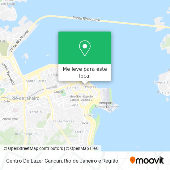 Centro De Lazer Cancun mapa