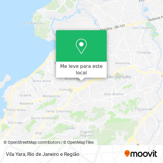 Vila Yara mapa