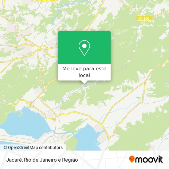 Jacaré mapa