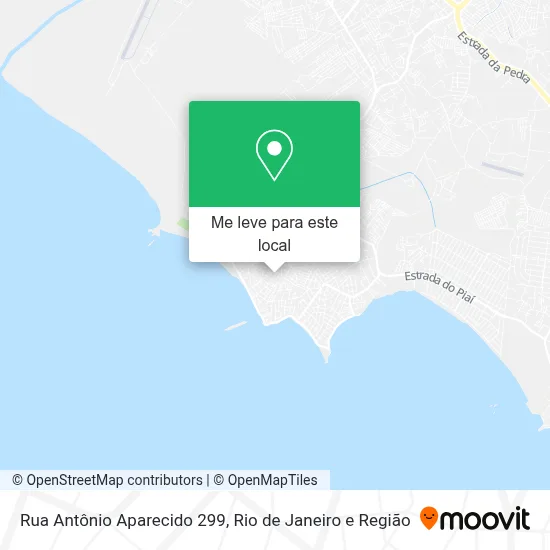 Rua Antônio Aparecido 299 mapa