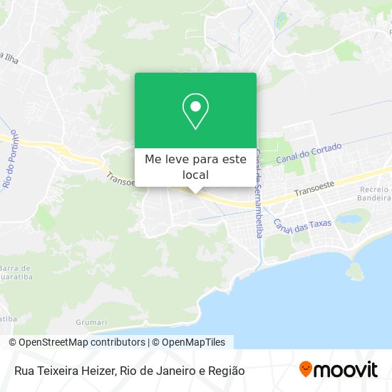 Rua Teixeira Heizer mapa