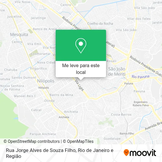 Rua Jorge Alves de Souza Filho mapa