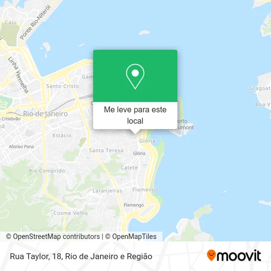 Rua Taylor, 18 mapa