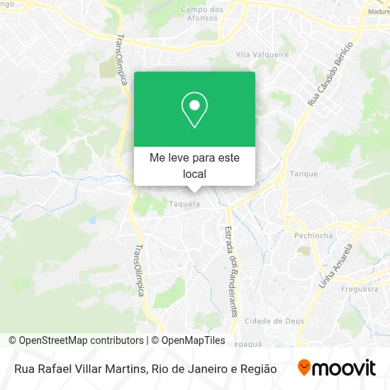 Rua Rafael Villar Martins mapa