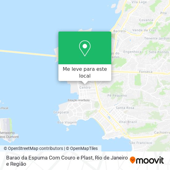 Barao da Espuma Com Couro e Plast mapa