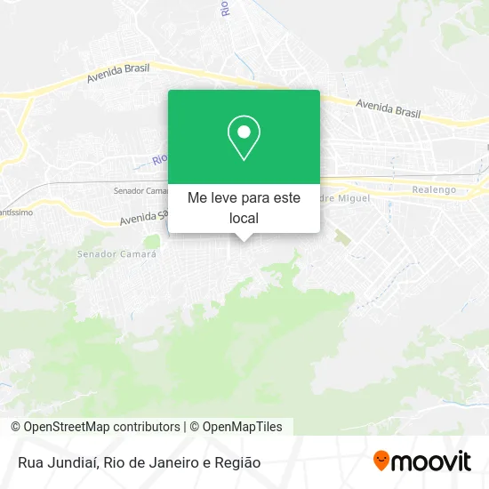 Rua Jundiaí mapa