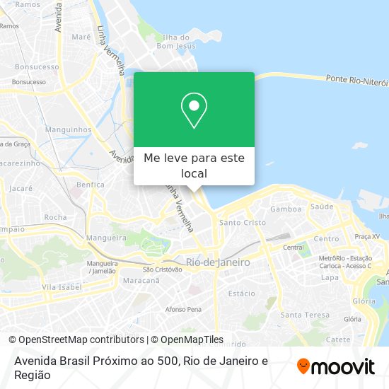 Avenida Brasil Próximo ao 500 mapa