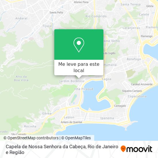 Capela de Nossa Senhora da Cabeça mapa