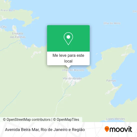Avenida Beira Mar mapa