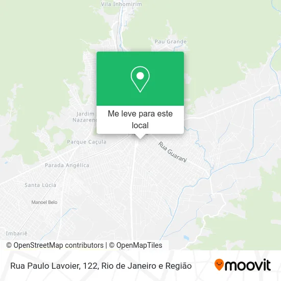 Rua Paulo Lavoier, 122 mapa