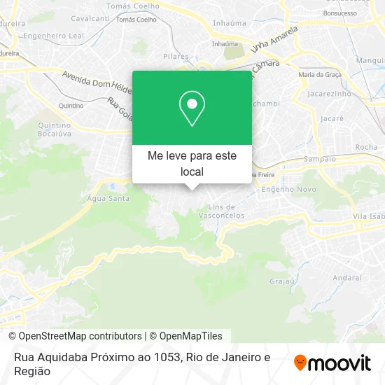 Rua Aquidaba Próximo ao 1053 mapa