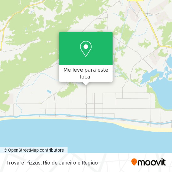 Trovare Pizzas mapa