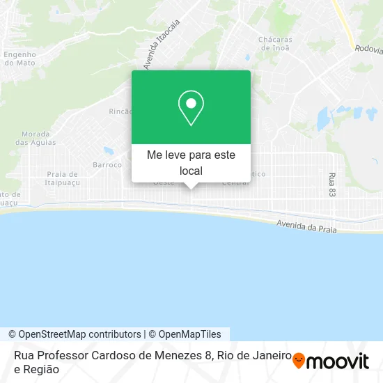 Rua Professor Cardoso de Menezes 8 mapa