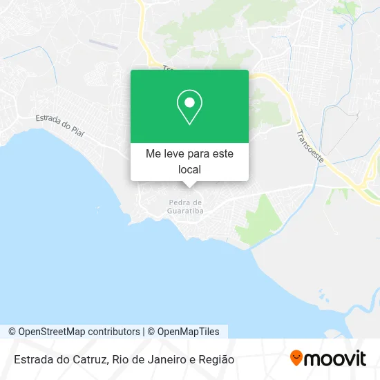 Estrada do Catruz mapa