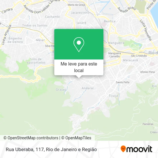 Rua Uberaba, 117 mapa