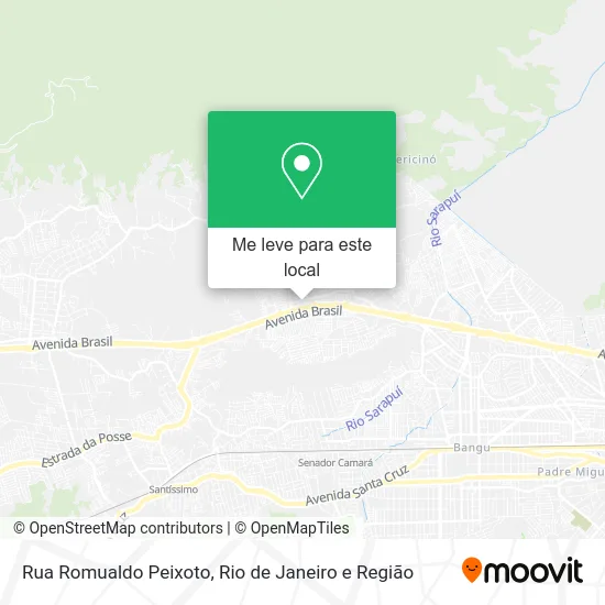 Rua Romualdo Peixoto mapa