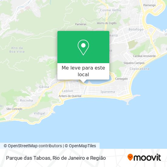 Parque das Taboas mapa