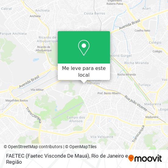 FAETEC (Faetec Visconde De Mauá) mapa