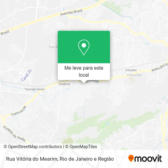 Rua Vitória do Mearim mapa
