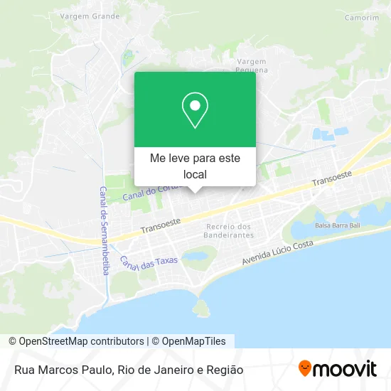 Rua Marcos Paulo mapa
