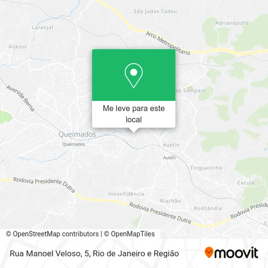 Rua Manoel Veloso, 5 mapa