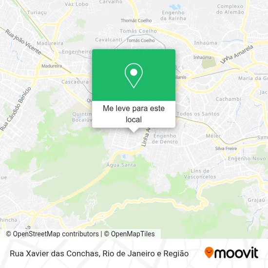 Rua Xavier das Conchas mapa