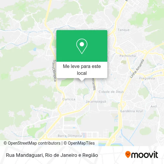 Rua Mandaguari mapa