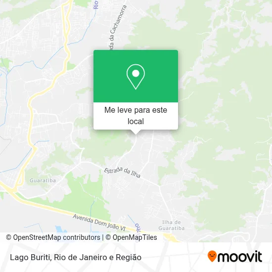 Lago Buriti mapa
