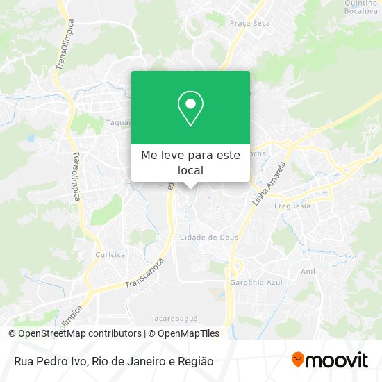 Rua Pedro Ivo mapa