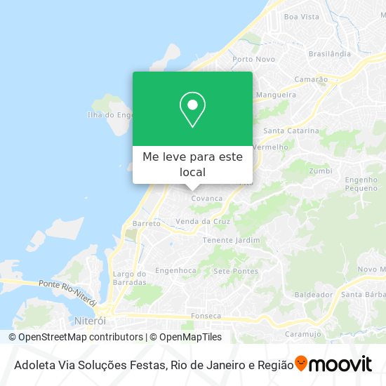 Adoleta Via Soluções Festas mapa