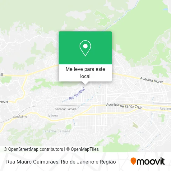 Rua Mauro Guimarães mapa