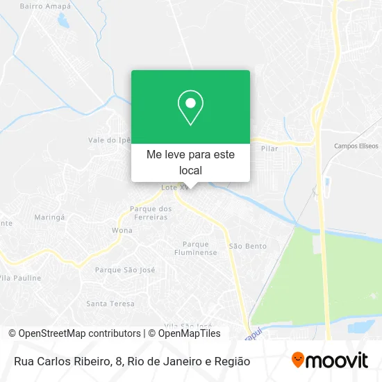 Rua Carlos Ribeiro, 8 mapa