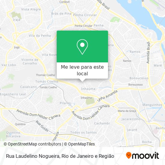 Rua Laudelino Nogueira mapa