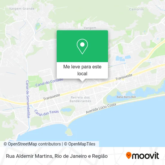 Rua Aldemir Martins mapa
