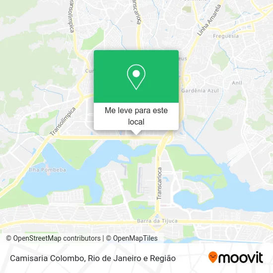 Camisaria Colombo mapa