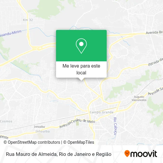 Rua Mauro de Almeida mapa