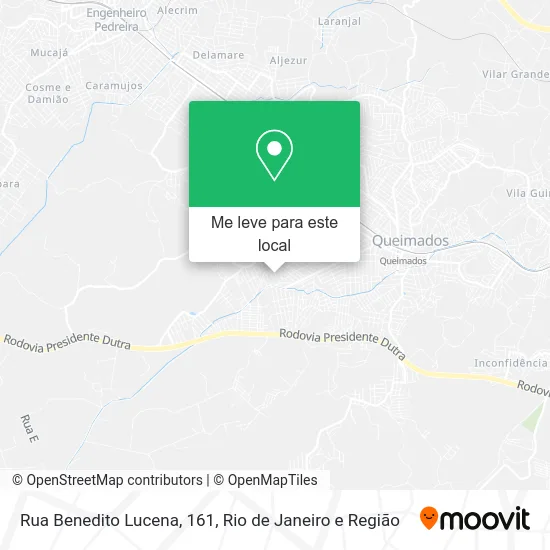 Rua Benedito Lucena, 161 mapa