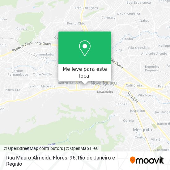 Rua Mauro Almeida Flores, 96 mapa