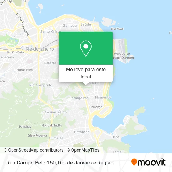 Rua Campo Belo 150 mapa