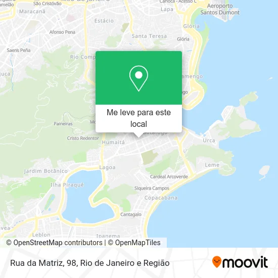 Rua da Matriz, 98 mapa