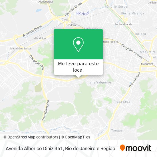 Avenida Albérico Diniz 351 mapa