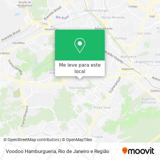Voodoo Hamburgueria mapa